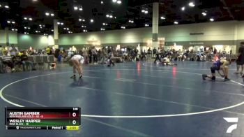 138 lbs Round 1 (6 Team) - Austin Gamber, New England Gold - AS vs Wesley Harper, MXW Black