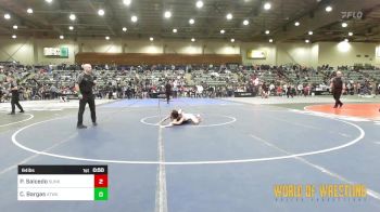 64 lbs Consi Of 8 #2 - Parker Salcedo, Sunkist Kids Monster Garage vs Cecilia Bargas, Atwater Wrestling