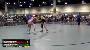 135 lbs Finals (8 Team) - Genavieve Pannell, Montana Silver vs Bryanne Kaminsky, Orange City Titans