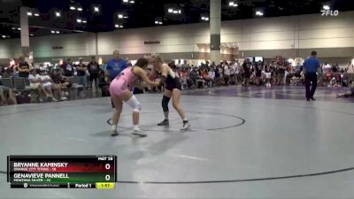 135 lbs Finals (8 Team) - Genavieve Pannell, Montana Silver vs Bryanne Kaminsky, Orange City Titans