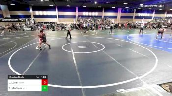 78 lbs Quarterfinal - Luke Loren, Sunkist Kids/Monster Garage vs Stephanie Martinez, KC Elite