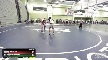 190 lbs Quarterfinal - Nathan Schiebler, EAGLE ROCK vs Zamir Briseno, FRANKLIN