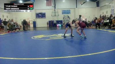 106 lbs 5th Place Match - Tripp Anderson, Ocean Springs vs Tyler Thomas, East Central High School