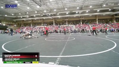 125 lbs Champ. Round 2 - Easton Habiger, Maize WC vs Memphis Briley, Team Haysville