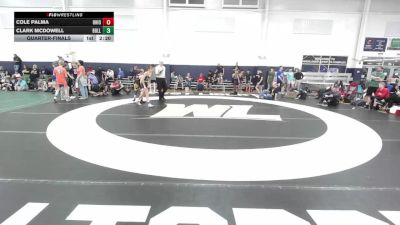 96 lbs Quarterfinal - Cole Palma, Ohio Gold-MS vs Clark McDowell, Bulldog Premier-MS