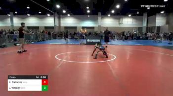 49 lbs Final - Kaiden Galindez, Michigan vs Landon Walker, Georgia