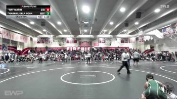 132 lbs Semifinal - Ray Marin, St Francis vs Gabriel Dela Rosa, Monterey