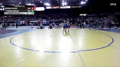 190 lbs Champ. Round 2 - Sophia Taylor, Elko vs Yazmin Robles, West Jefferson
