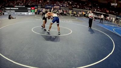 D 1 190 lbs Quarterfinal - Cam Himel, Jesuit vs Kent Pearson, St. Amant