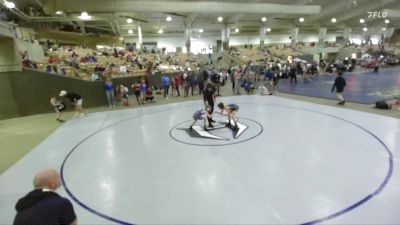 60 lbs Champ. Round 1 - Hayes Krueger, Wildcats Wrestling vs Aaron Corrigan, Buckhorn Youth Wrestling Club