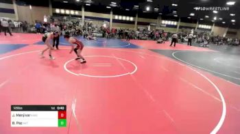 126 lbs Consi Of 32 #2 - Jose Menjivar, Kings Wrestling vs Bam Paz, NXT Level Wr Ac