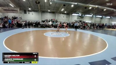 132 lbs Cons. Round 6 - Onesimo Rodriguez, Pueblo Central vs Hayden Welton, Windsor