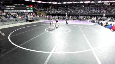 Cons. Round 3 - Cody Zell, Kingsbury County vs Lane Stuwe, Potter County