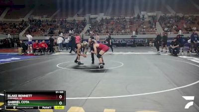 D1-165 lbs Cons. Round 1 - Blake Bennett, Chaparral Hs vs Gabriel Cota, Gila Ridge