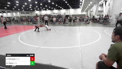 66 lbs Semifinal - Julian Campos, Monster Garage vs Andres Tapia, Trybe