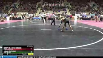 106 lbs Semifinal - Noah Guthrie, Gulf Shores vs Stephen Springfield, Mountain Brook