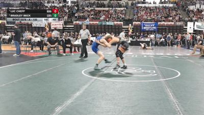 A - 132 lbs 3rd Place Match - Luc Cheff, Ronan vs Bradley Beck, Columbia Falls