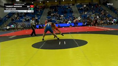 285 lbs Semifinal - Charley Hastriter, Oregon State vs Rylan Kuhn, Air Force