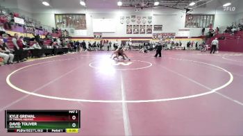 138 lbs Cons. Round 2 - David Toliver, OAK PARK vs Kyle Grewal, ST THOMAS AQUINAS