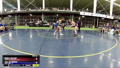 115 lbs Round 1 (4 Team) - Emily Kivler, Pennsylvania Blue vs Mia Severino, New York