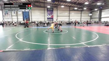 160 lbs Round Of 128 - Andrew Bostwick, PA vs Landon Fornstrom, WY