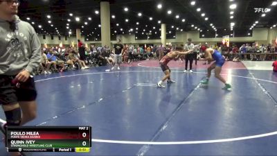 132 lbs Cons. Round 5 - Poulo Milea, Ponte Vedra Sharks vs Quinn Ivey, Stronghold Wrestling Club