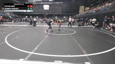 174 lbs Cons. Round 2 - Dominic Howlett, Avila vs Skyler Geer, Newman