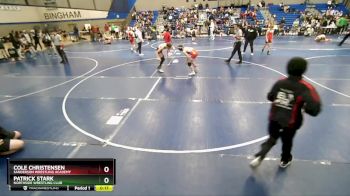 110 lbs Cons. Round 2 - Cole Christensen, Sanderson Wrestling Academy vs Patrick Stark, Northside Wrestling Club