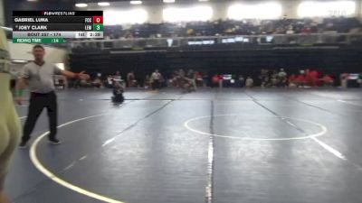 174 lbs Champ. Round 2 - Gabriel Luna, Fresno City College vs Joey Clark, Lemoore College