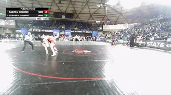 Boys 4A 175 lbs Cons. Round 4 - Daxton Dickson, Eastmont vs Holsten Brooks, Tahoma