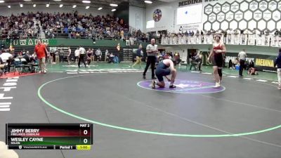 175 lbs Cons. Round 3 - Wesley Cayne, Solon vs Jimmy Berry, Firelands (Oberlin)