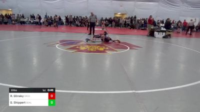 91 lbs Final - Raymond Glinsky, Orchard Park vs George Shippert, Boalsburg