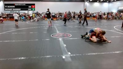 85 lbs Round 1 - Ty Jackson, Backyard Brawlers Midwest vs Zachary Baginski, FL Scorpions Wrestling Club