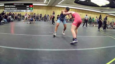 120 lbs Round Of 64 - Justin Steele, Lancer WC vs Legend Padilla, Kahiau Wr Ac