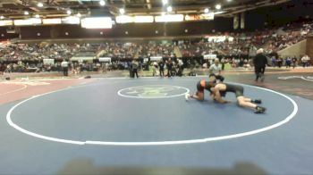 145 lbs Cons. Round 2 - Mason Faling, Lewiston vs Juan Vergara, Glenns Ferry