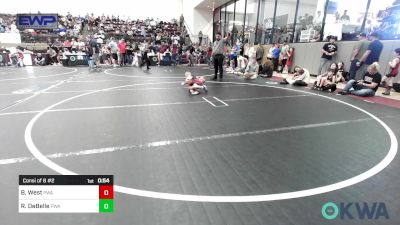 52 lbs Consi Of 8 #2 - Benji West, Perry Wrestling Academy vs Richard DeBelle, Perry Wrestling Academy