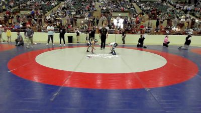 57 lbs Semifinal - Knox Hinkson, North Paulding Takedown Club vs Whitt Cromer, Roundtree Wrestling Academy