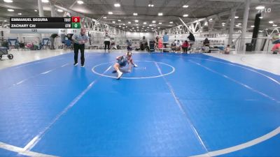 120 lbs Finals (2 Team) - Emmanuel Segura, The Outsiders vs Zachary Cai, CTWHALE