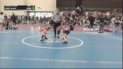 60 lbs Rr Rnd 1 - Isabelle Beam, NewWhale Purple - Girls vs Avery OHara, MGW Black Widows - Girls