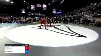 285 lbs Cons 16 #1 - Mac Muller, Iowa vs Nate Gabriel, Florida