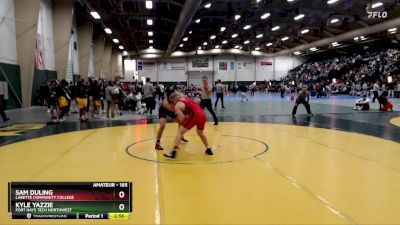 165 lbs Champ. Round 1 - Sam Duling, Labette Community College vs Kyle Yazzie, Fort Hays Tech Northwest