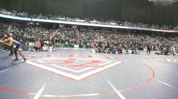 6A 165 lbs 3rd Place Match - David Evans, Northern Guilford High School vs Brian Gillus, Statesville High School