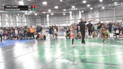 58 lbs Champ. Rd Of 16 - Lucas Mahavong, Eagle Point Youth Wrestling Club vs Xipilli Zuniga, Team Aggression Wrestling Club