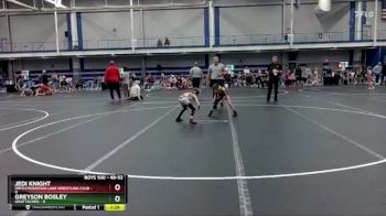 48-52 lbs 1st Place Match - Jedi Knight, Smith Mountain Lake Wrestling Club vs Greyson Bosley, Unattached