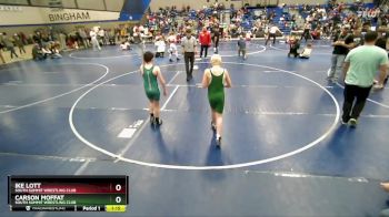 100 lbs Cons. Round 3 - Carson Moffat, South Summit Wrestling Club vs Ike Lott, South Summit Wrestling Club