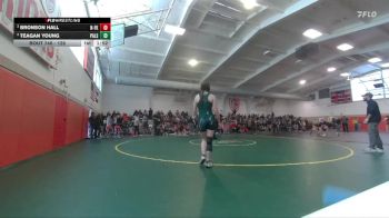 126 lbs Semifinal - Bronson Hall, North Fork vs Teagan Young, Palisade