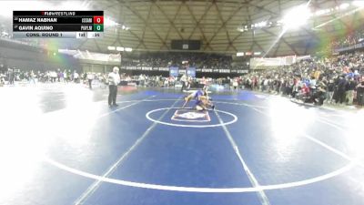 Boys 4A 106 lbs Cons. Round 1 - Hamaz Nabhan, Issaquah vs Gavin Aquino, Puyallup