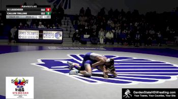132 lbs KJ Lissenden, Caldwell vs Callum Trilling, Kittatinny Regional Jr/Sr