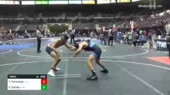 109 lbs Consolation - Tristan Fernandez, California Grapplers vs Sergio Gomez, Sunkist Kids/Monster Garage