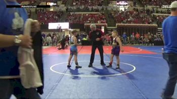 100 lbs Cons. Round 1 - Jaxon Jeppesen, Spartan Youth Wrestling Club vs Brody Savaria, Heights Wrestling Club